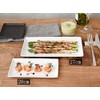 LAPIS sl-019 Tableware East Rectangular Plate, 10.6 inches (27 cm),