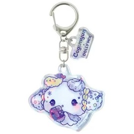 K-Company Cinnamoroll, Kogimyun x DollyMIX Acrylic Key Holder, SDMC-AK-CG H4.6 x W5 x D 0.1 inches (4.6 x 5 x 0.3 cm)