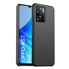 OPPO A57 A77 5G Case Ultra Slim Thin Armour Hard Case Matte Rubberized Cover For OPPO A57 A77 5G (Black)