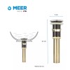 Meer Faucets By Cnx Mezcladora Monomando Para Lavabo Y Contra