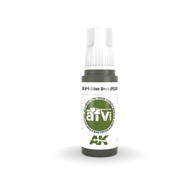 AK Acrylics 3Gen AFV AK11339 Nº9 Olive Drab (FS33070) (17 ml)