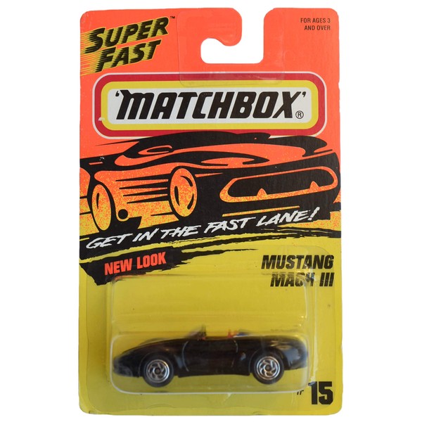 Matchbox [Mustang Mach III, Super Fast #15 [Black]