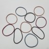 10 PCS Large Elastic Bands, No Damage Ponytail Holders