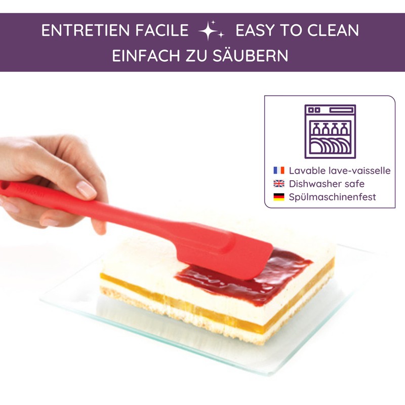 mastrad candy making half jar spatula green 207149