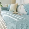 XSlive Cotton Quilted Dog Couch Cover for Sofa Farmhouse Rustic
