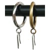 Curtain Ring Metal 42-Pcs 1.5 Inch Inner Diameter with Eyelets
