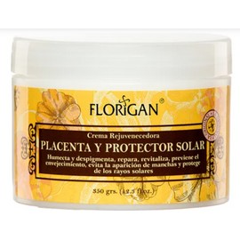 Crema Rejuvenecedora Placenta Y Protector Solar 350grs.