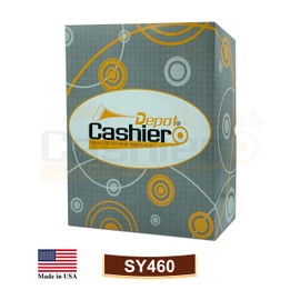 500 Cashier Depot No.10 Policy Envelopes (Open End), 4 1/8" x 9 1/2", Premium 24lb Kraft, 500 Envelopes (Gum Flap)