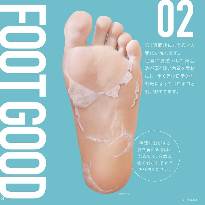 FOOT GOOD Foot Exfoliating Pack, Pure Soap Scent, 1 Dose