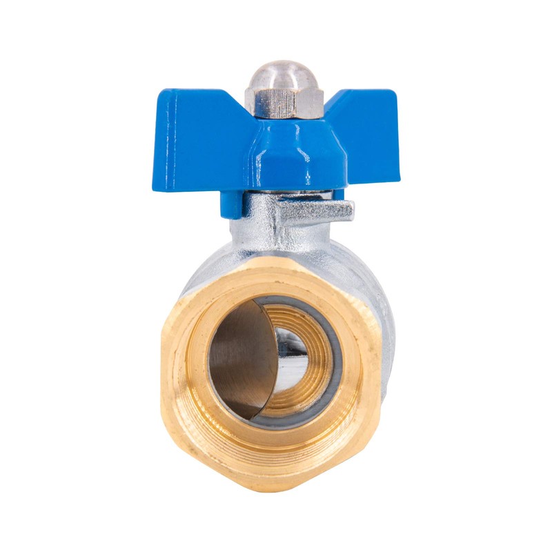 Brass Ball Valve Full Bore, Female X Female Threaded Fitting,