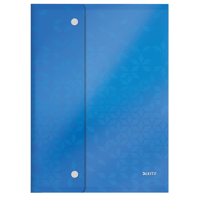 Leitz Wow A4 Document Wallet - Assorted Colours (Pack of