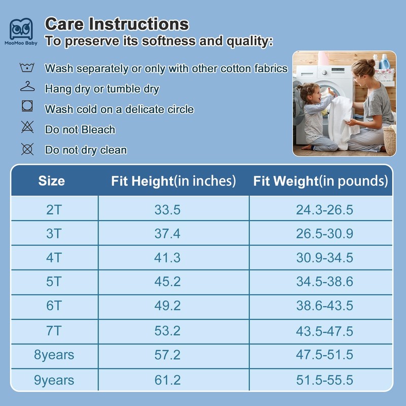 MooMoo Baby Absorbent Potty Training Underwear 6 Packs Cotton Training