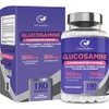 Glucosamine and Chondroitin High Strength Capsules - Glucosamine Complex with MSM â 180 Glucosamine Capsules - with Vitamin C, Rosehip, Turmeric Curcumin & Marine Collagen â UK Made by Natures Zest