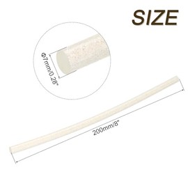 uxcell 30pcs Mini Hot Glue Sticks for Mini Glue Gun, 8-inch x 0.28-inch Glue Gun Sticks for Art DIY Craft, Glitter Clear Yellow | uxcell