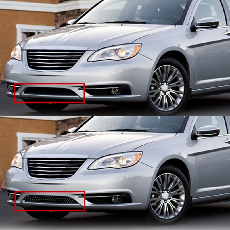 JX RACING Front Bumper Grille Compatible with 2011 2012 2013