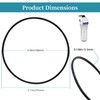 W10-PR W10-OR Lid O-Ring for Water Filter Housings, 8 Pack