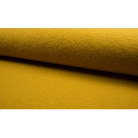 Luxury 100% Boiled Wool Ocre Fabric 1/4 Metre 72 x 50 cm