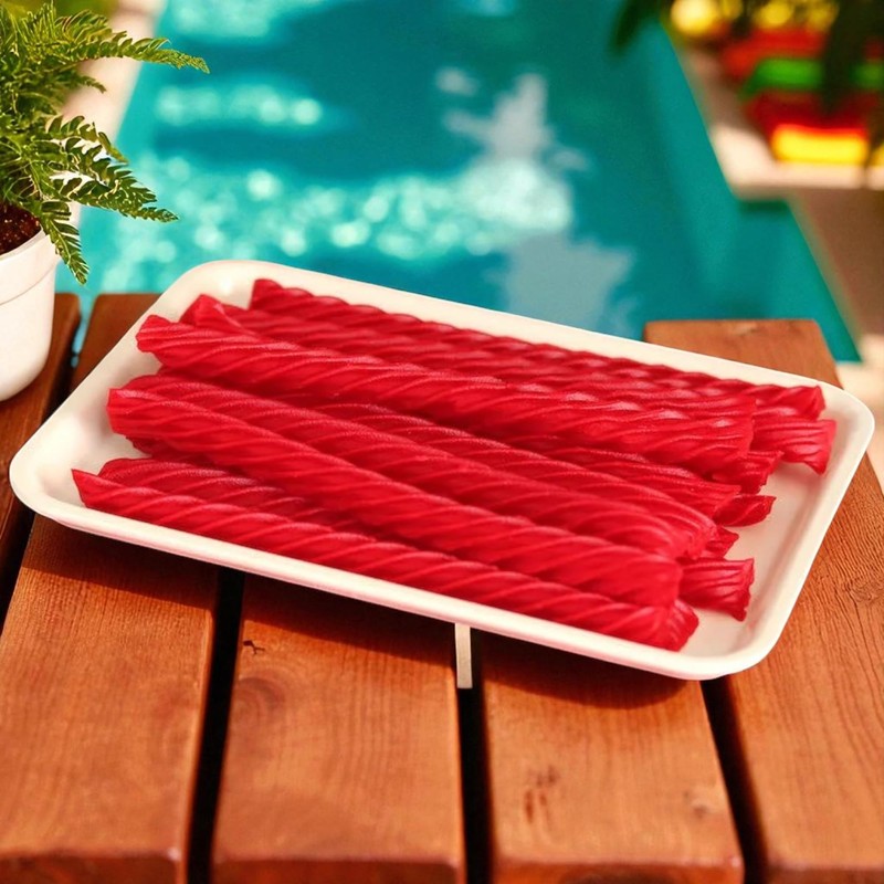 Irresistibly Delicious Sugar Free Strawberry Licorice Twists - 1.5 lbs