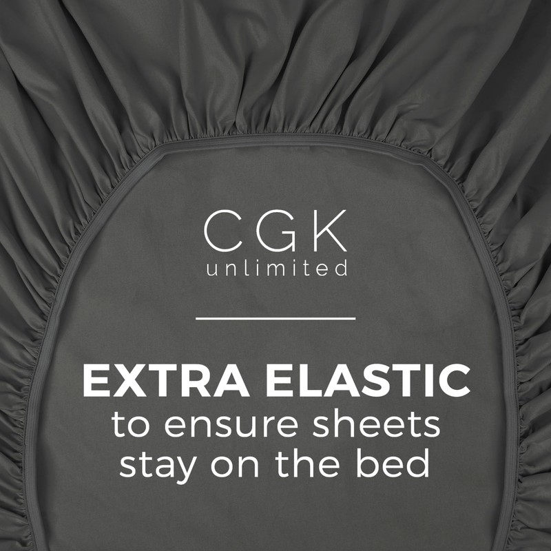 Single Bed Fitted Cotton Bedsheets - 100% Cotton Single Fitted