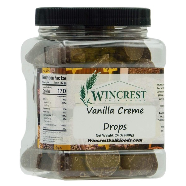 Chocolate Covered Creme Drop - 1.5 Lb Tub (Vanilla Creme)