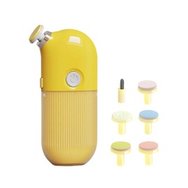 Maizoon Mute Safety Grooming Kit Baby Automatic Electric Nail File Trimmer Kit 6 Types of Polishing Clippers Grinding Heads for Newborn Infant Toddler or Adult