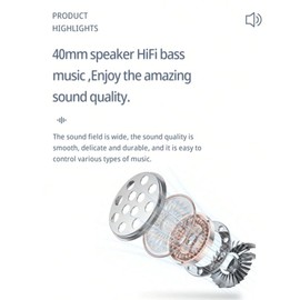 Wireless Gaming Headphones With High Bass Sound Quality And Noise Cancellation - Black