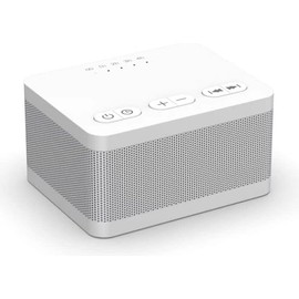 Sound Machine White Noise Machine with 30 Soothing Sounds 32 Levels Volume 5 Timers and Memory Function Effectively Blocks Noise Ideal Sleep Machine for Baby Kids Adults… (White)