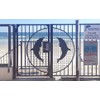 Heavy Duty Gate Hinges 7 Inches - 2 Pack Black