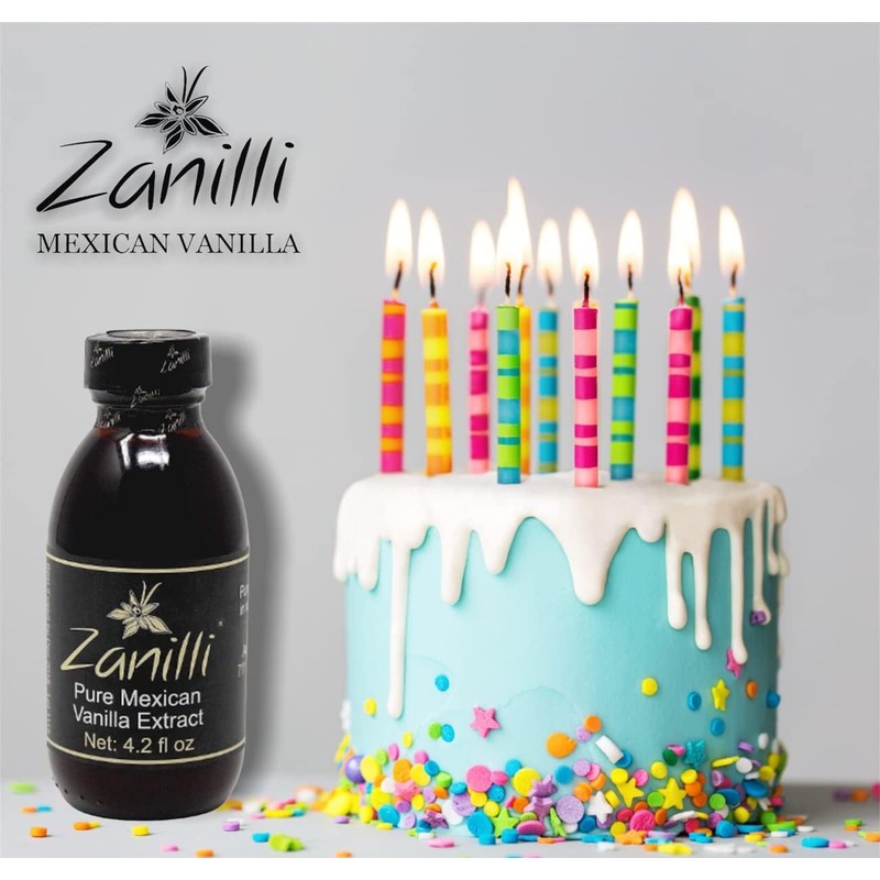 Zanilli Mexican Vanilla Extract - 4.2fl oz - Pure Vanilla