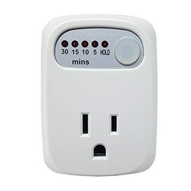 Safety Timer - Single Outlet, 30-15-10-5 Minutes, Auto Shut-Off by SimpleTouch