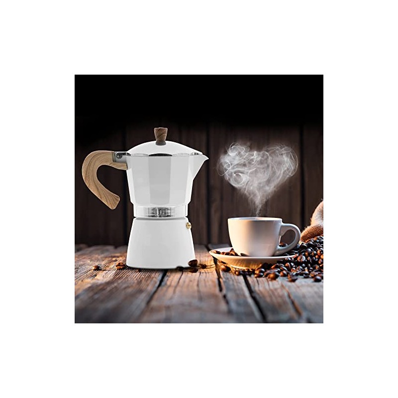 Cafetera Express HOLA Colour White Aluminium 6