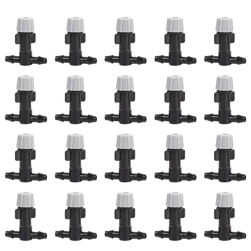Bewinner 20Pcs/ Set Misting Nozzles Sprinkler Head Atomizer, Sprinkler Heads