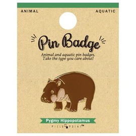 World Trading Co. Animal Lapel Pin Badge Pygmy Hippo 109240