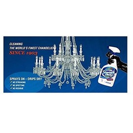 Crystal Chandelier Cleaner Spray | Drip Dry | Home Cleaning Supplies | Crystal Cleaner | Fine Collectables Cleaner | Glass Cleaner | Figurine Cleaner | 32 fl oz - Color: 2, Size: 32FlOzPackof2