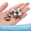 sourcing map 5pcs Universal Joint Shaft Coupling, 3mm to 5mm