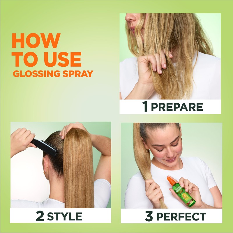 Garnier Fructis Style Brilliantine Shine Glossing Spray for High Shine