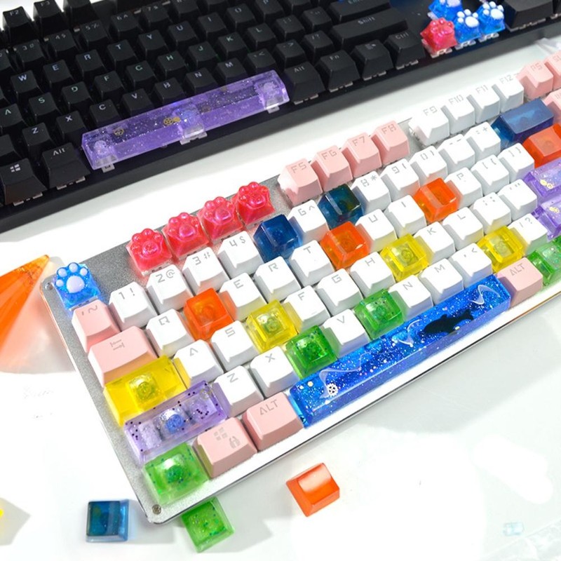 DIY Mechanical Keyboard Keycap Silicone Mold Soft Durable Keys Mold