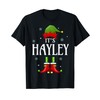 It's Hayley Elf Lustiger personalisierter Name Weihnachten Hayley T-Shirt