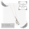 Accessory Shop Pienna Men's Neritous Turquoise 925 Silver Feather Feather