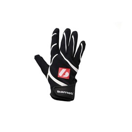 BARNETT FRG-03 Black Professional Receiver Football Gloves, RE, DB, RB (XL)