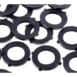 Garden Hose Washer Gasket Rubber Seal Fits All Standard 3/4 Inch Garden Hose Fittings [3780] Package of 20 with Self Locking Tabs to Keep Washer Set Inside