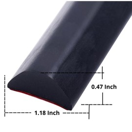 78 inches, 2 Meter self‑adhesive Cut Flexible Silicone Water Dam Retention Barrier Shower Threshold Strip Anti-leak wet and dry separation strip splash Suitable for Bathroom & Kitchen (Black 78.7)