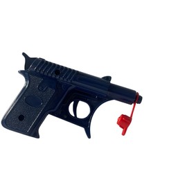 eMKay® Retro Popper Toy – Classic Spring Pop Toy with 12 Soft Plugs, Bright Non-Realistic Design, 12 cm, Assorted Red/Blue( ONE RANDOM SUPPLIED )