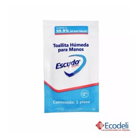 Escudo Toallitas Humedas Individuales Escudo Bolsa Con 200 Pzs