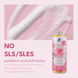 ROMIIE ZOI Rose Foaming Hand Soap Refill Gift Set – 3 Pack (33.8 Fl Oz Each) with Refillable Dispenser, Romantic Floral Scent, Moisturizing & Biodegradable for Bathroom, Kitchen, Sensitive Skin