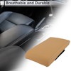 INFINAUTO Car Center Console Cover Center Console Cushion 12.6"x6.3"x1.97" Brown