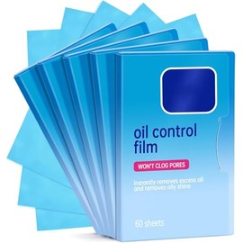 Oil Control Film Blotting Film, 60 Sheets, Pack of 5