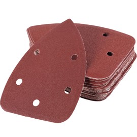 30Pcs Mouse Sanding Pads,Mouse Detail Sander Sandpaper Sanding Sheets,40/60/80/120/180/240 Grits with 5 Holes,Mouse Detail Palm Sander Pads for Mouse Sander Random Orbital Sander Sanding Discs