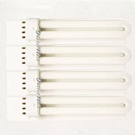 Generic 1 Set/4pcs Pack 9W 365nm UV Light Bulb Tube Replacement CND Shellac Lamp 4 pk