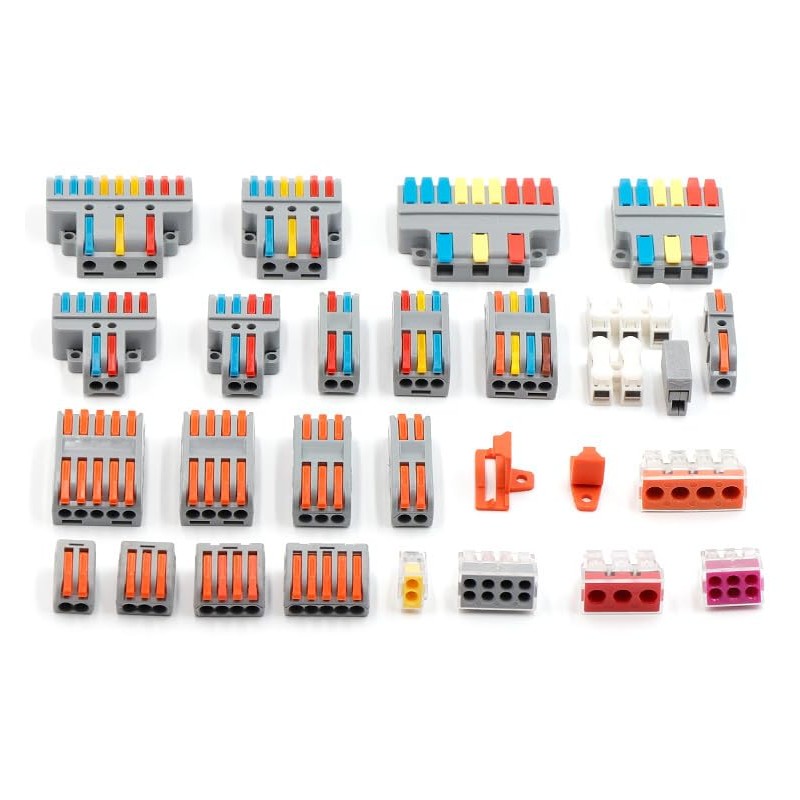 MTUERANC Wire Connectors, Compact Lever Wire Connectors Wire Terminals 5
